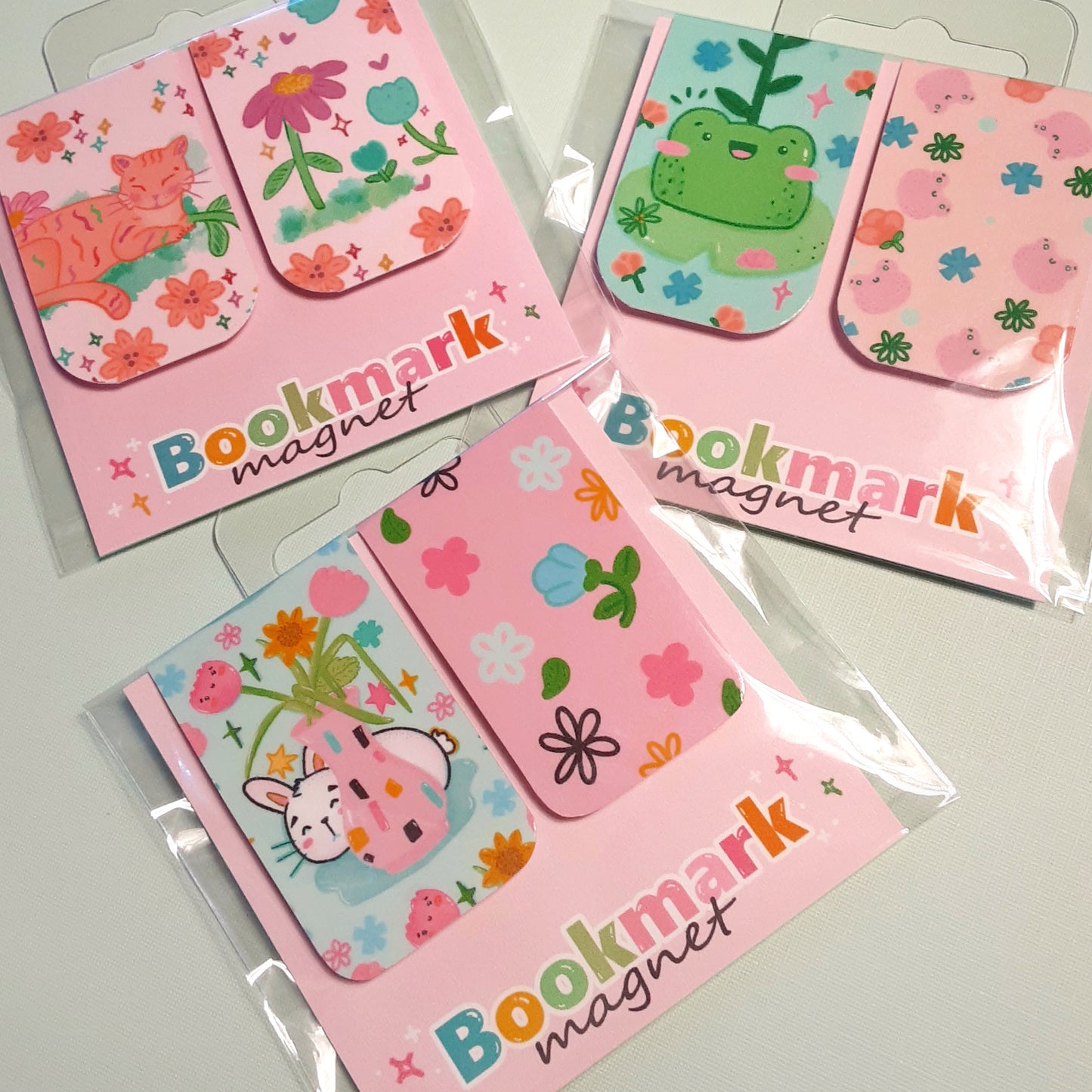 Spring Magnetic Bookmarks