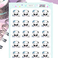 Panda Nails Sheet/S023