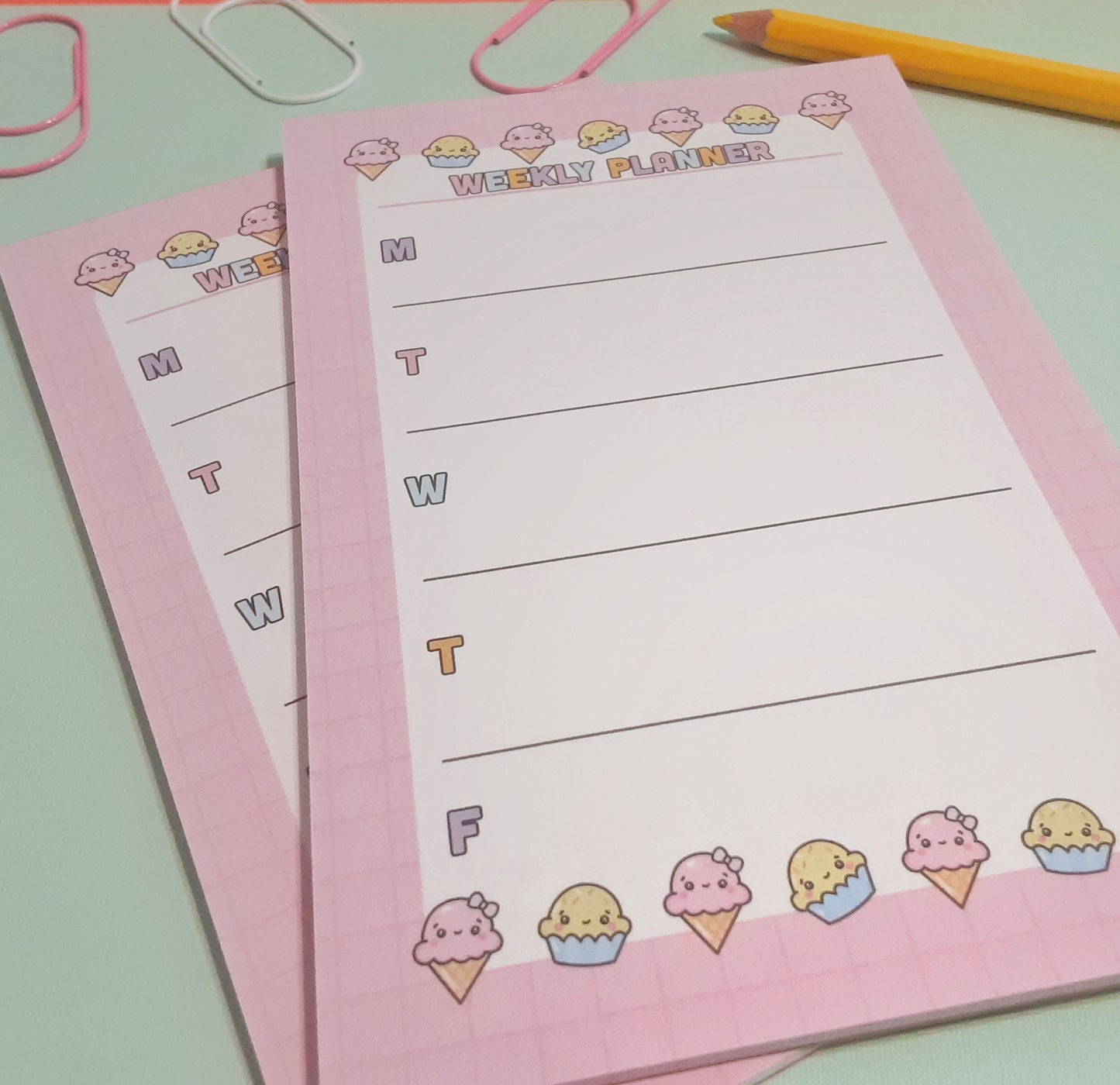 Sweets Weekly Planner Notepad/Set 2