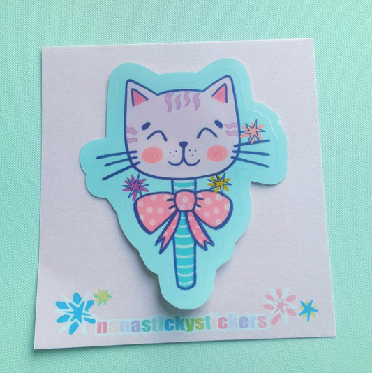Kitty Lollipop Sticker