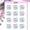 PiggyDate Sticker Sheet/S014