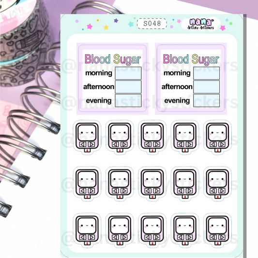 Blood Sugar Sheet/S048