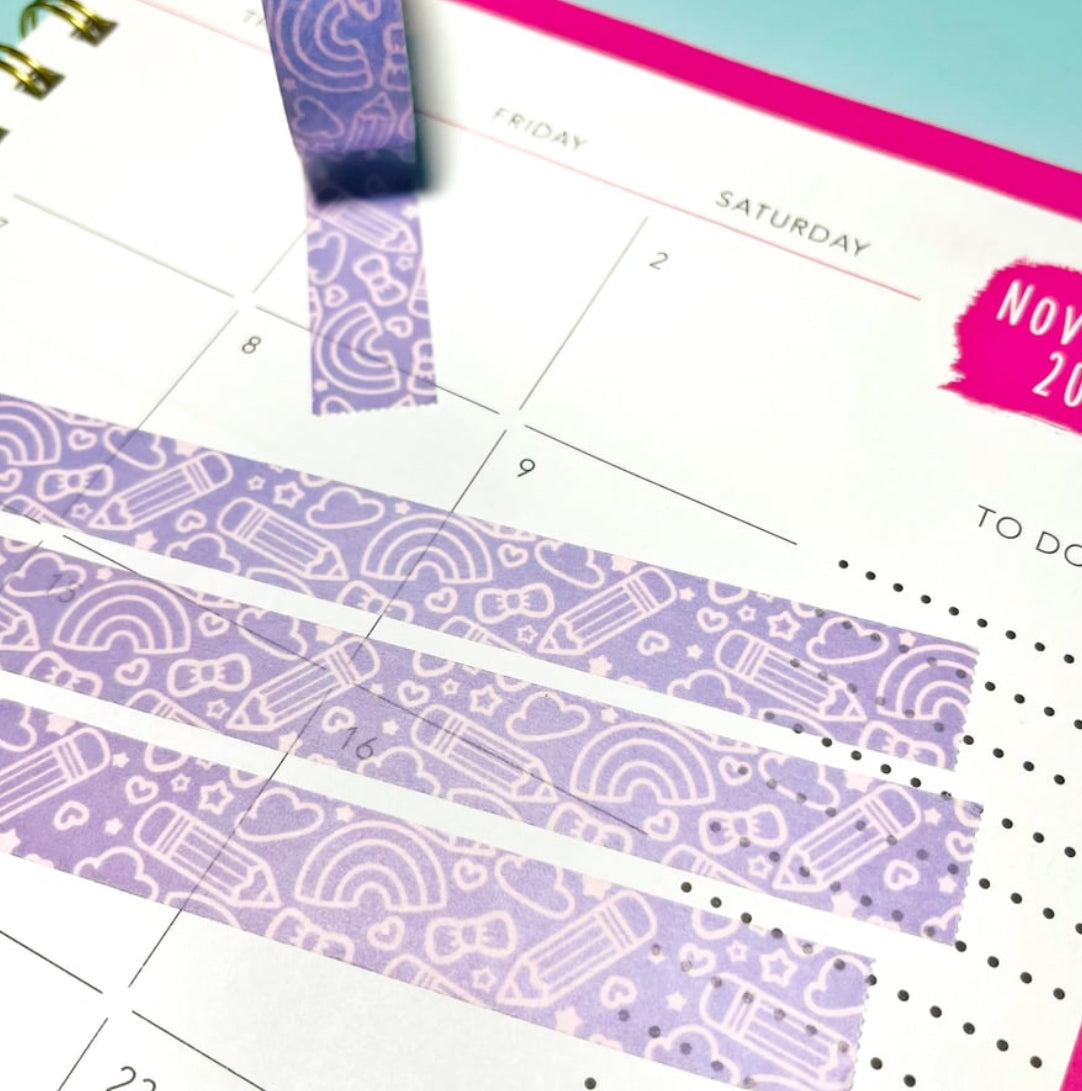 PurpleDoodle Washi