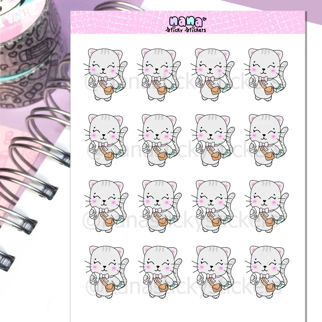 DeliveryKitty Sticker Sheet/S010