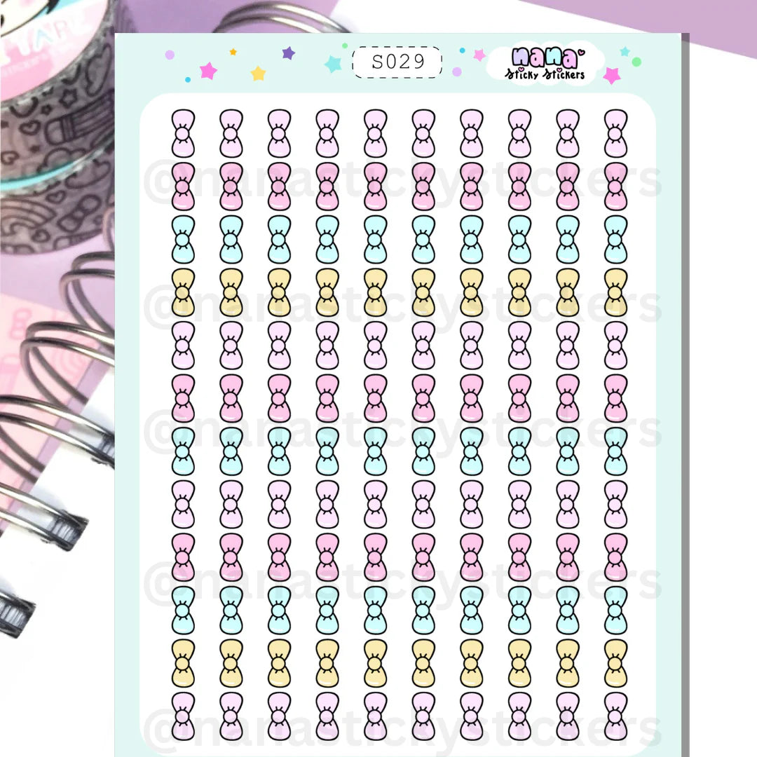 Bow Stickers/S029