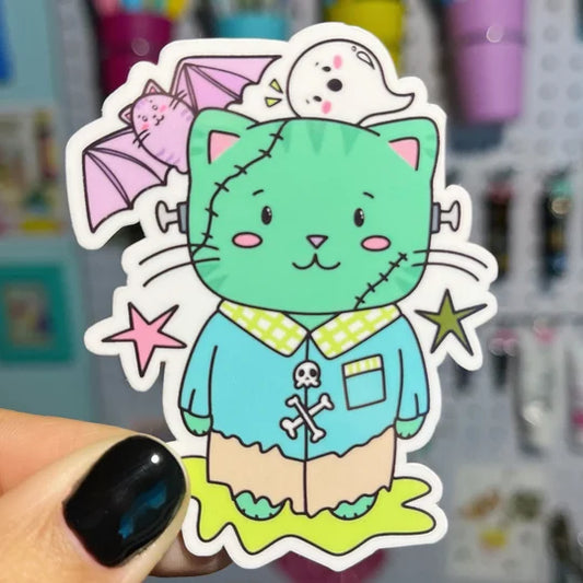 Cat Halloween Sticker