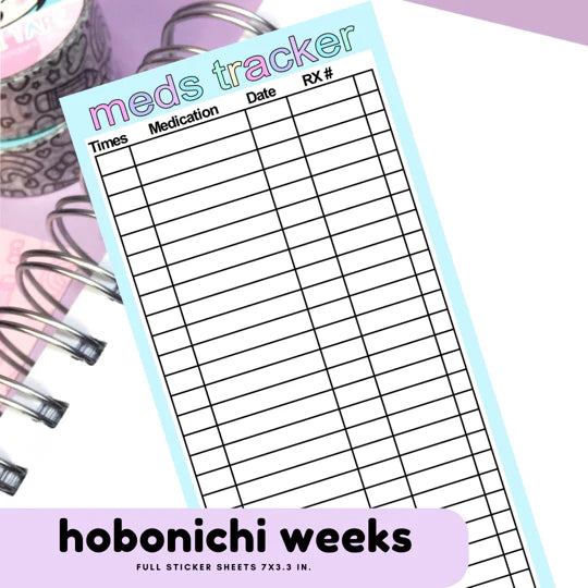 Meds Full Sheet/H005