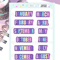Month Sticker Sheet/S021