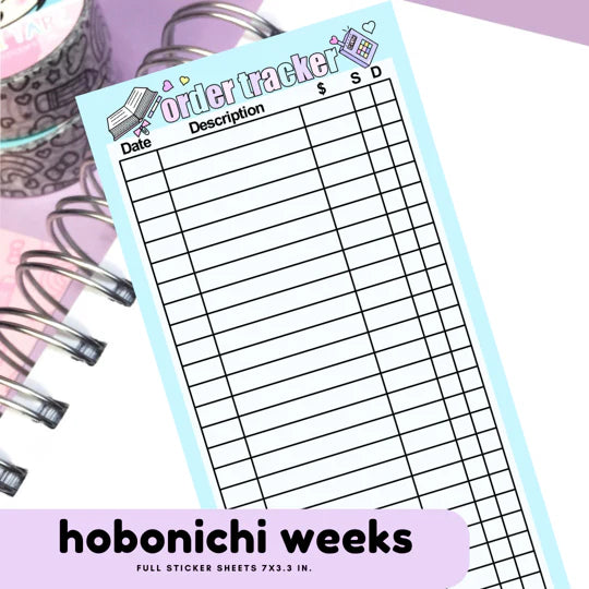 Order Tracker Full Sheet/H003