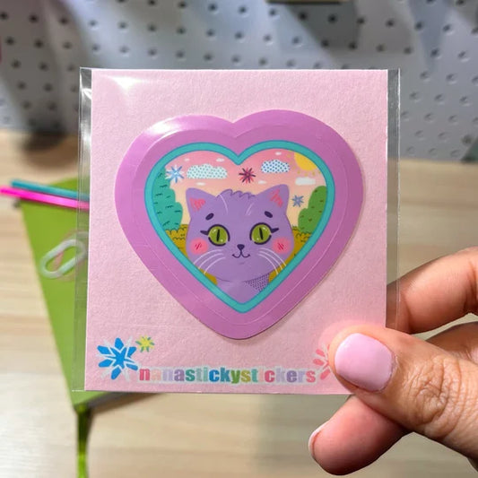 HeartKitty Sticker