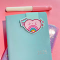 Rainbow Heart Magnetic Bookmark/MG08