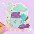 Magic Kitty Sticker/D27