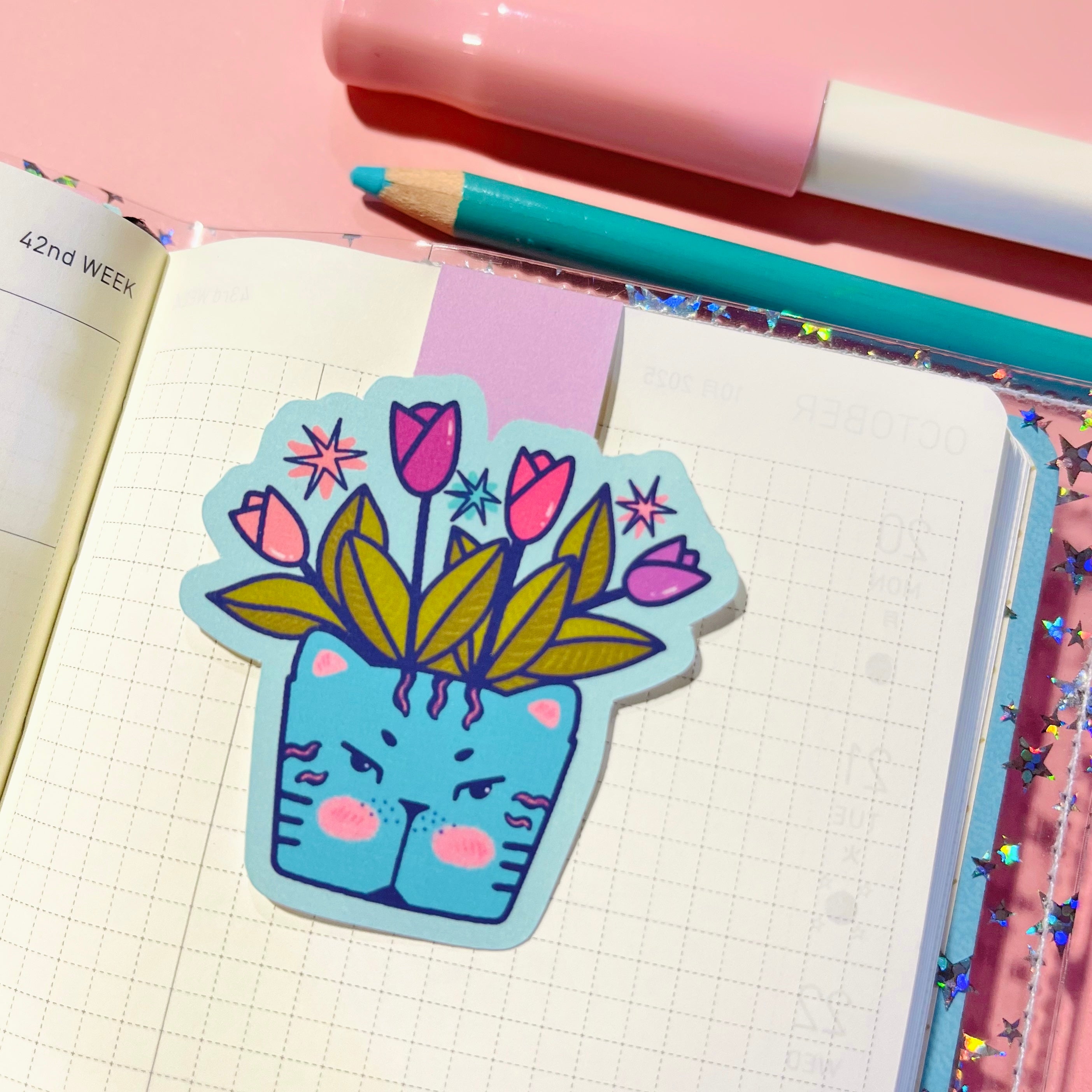 Tiger Tulips Magnetic Bookmark/MG15