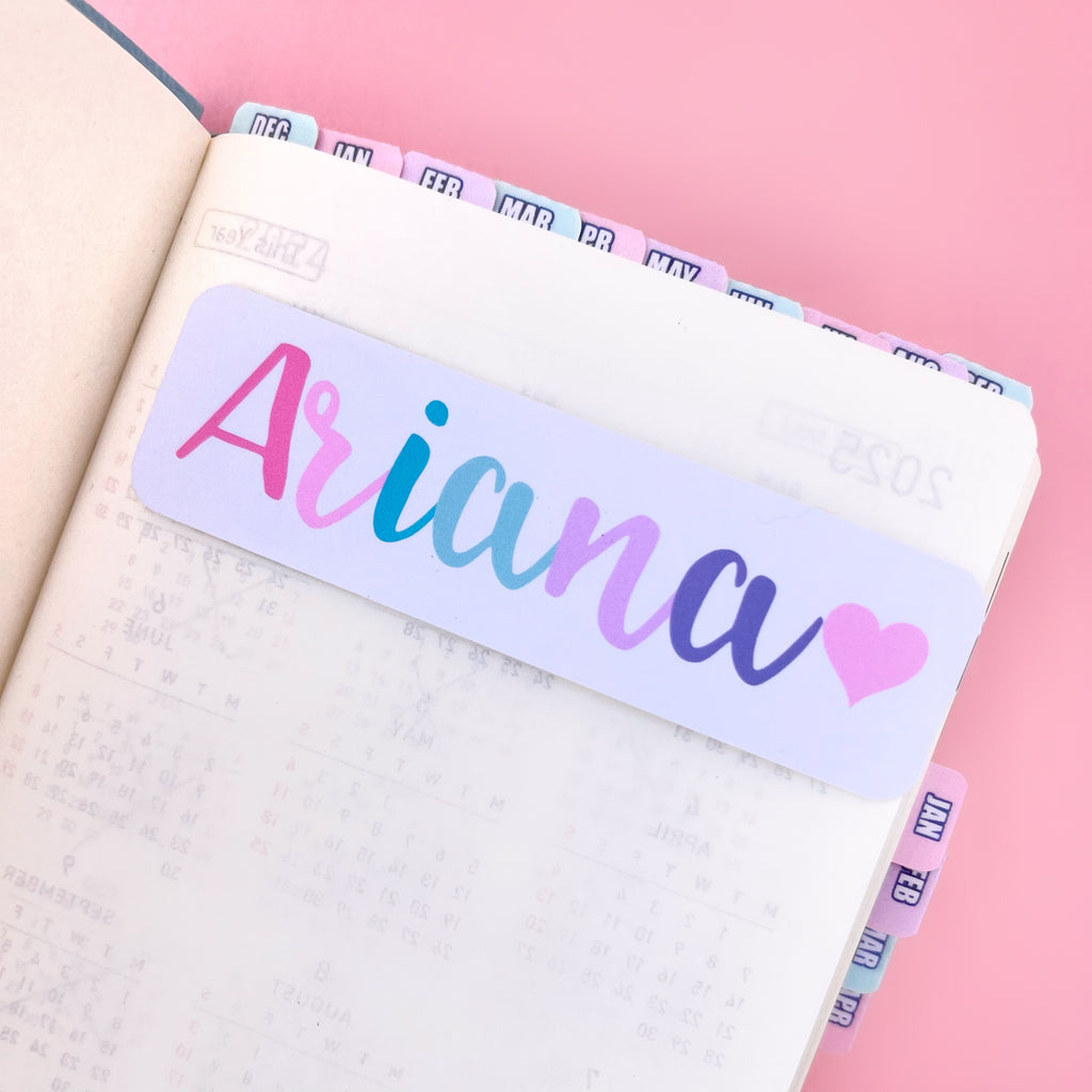 Custom Name Magnetic Bookmark