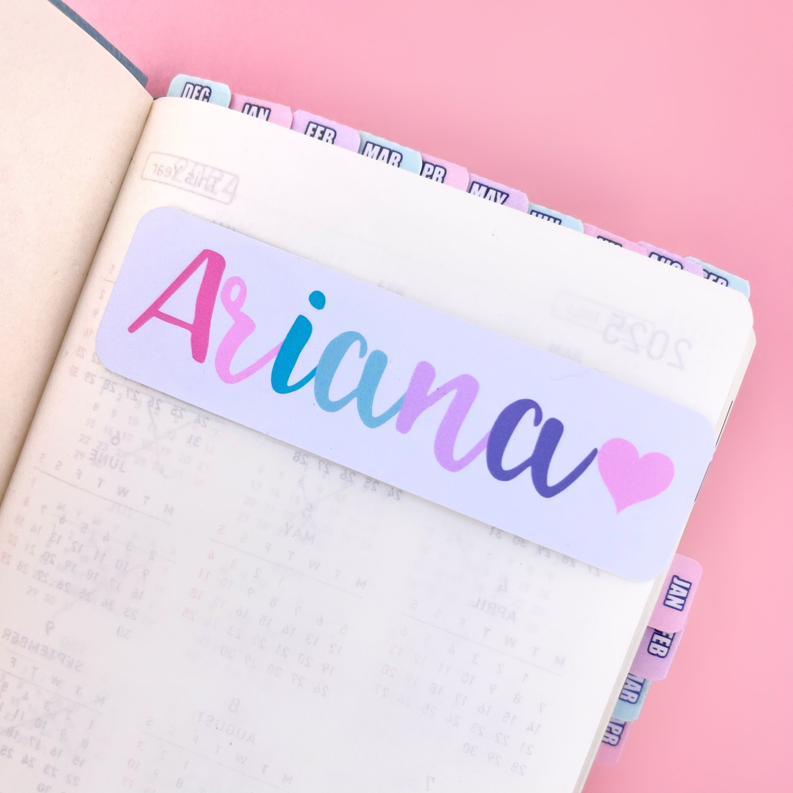 Custom Name Magnetic Bookmark