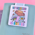 Booked Magnetic Bookmark/MG19