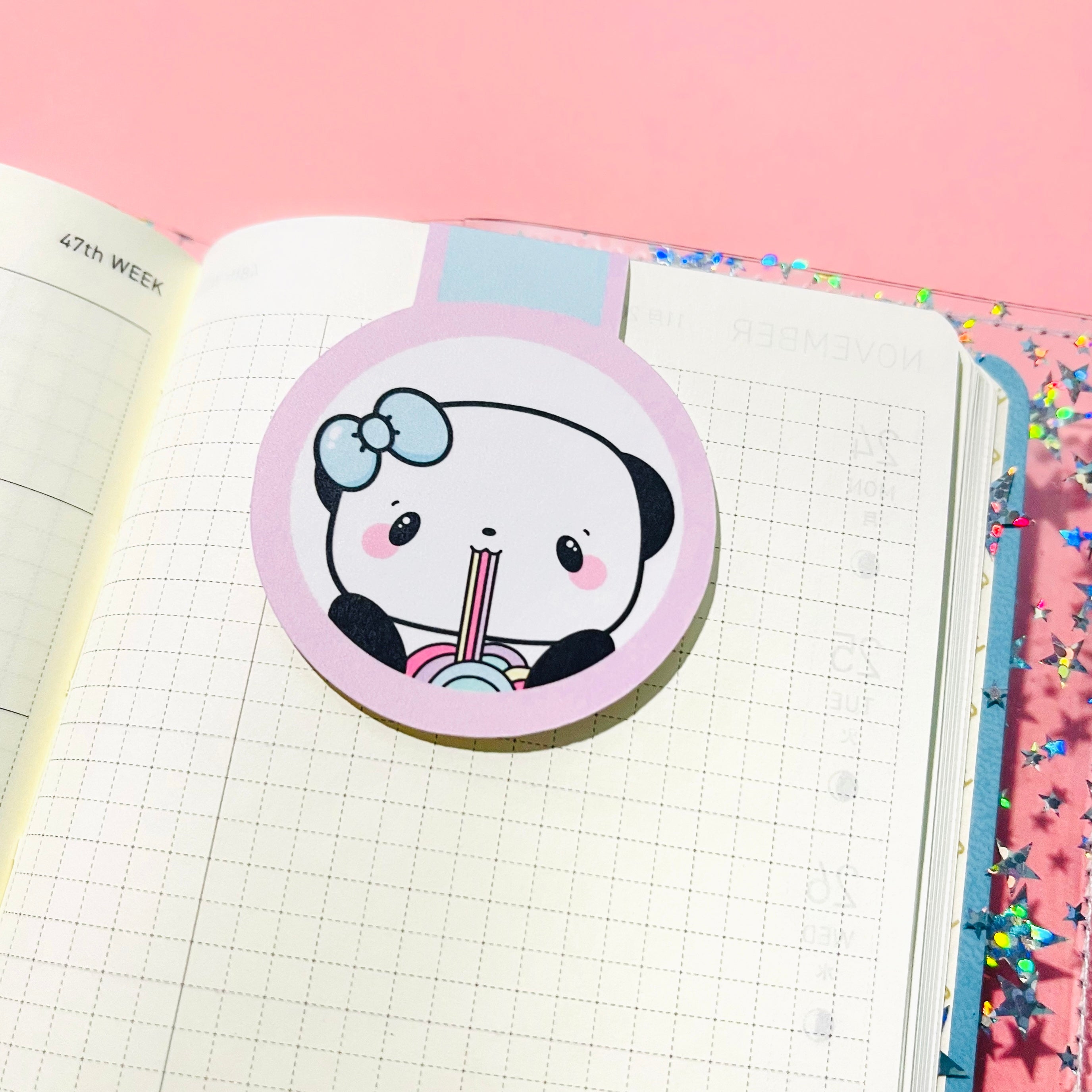 Cute Panda Magnetic Bookmark/MG12