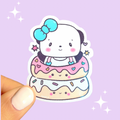 Panda Donut Sticker/D10