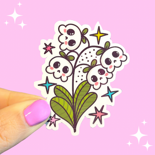 SkullFloral Sticker