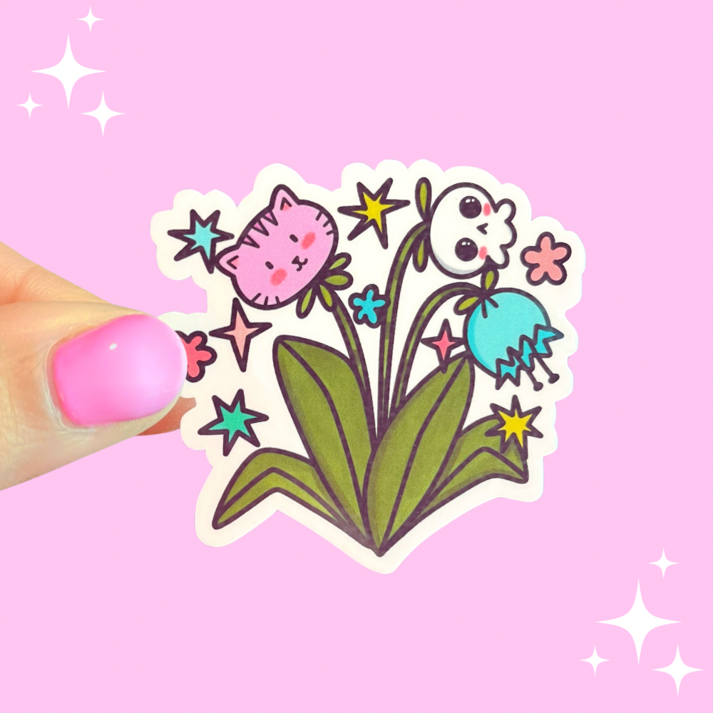 CatFlower Sticker/D30