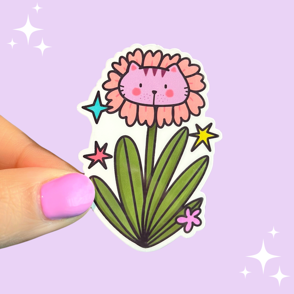 Kitty Sunshine Sticker/D32