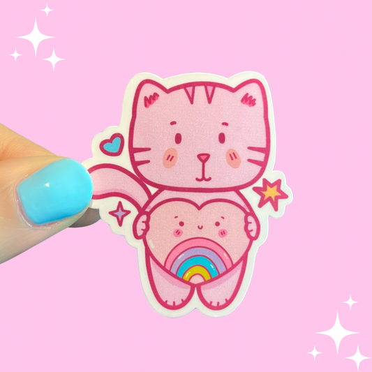 Care Kitty Sticker/D33