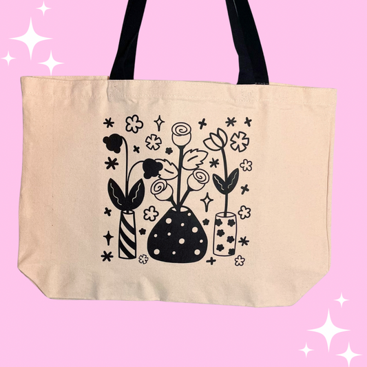 Floral Tote Bag