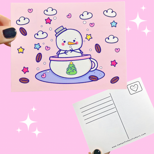 Snowman Postcard