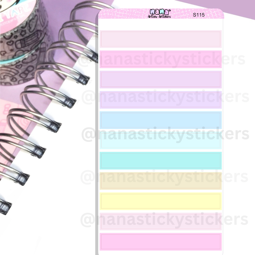 Hobonichi Top Stickers/S115