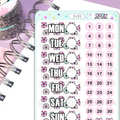 Peppermint Date Covers/S182