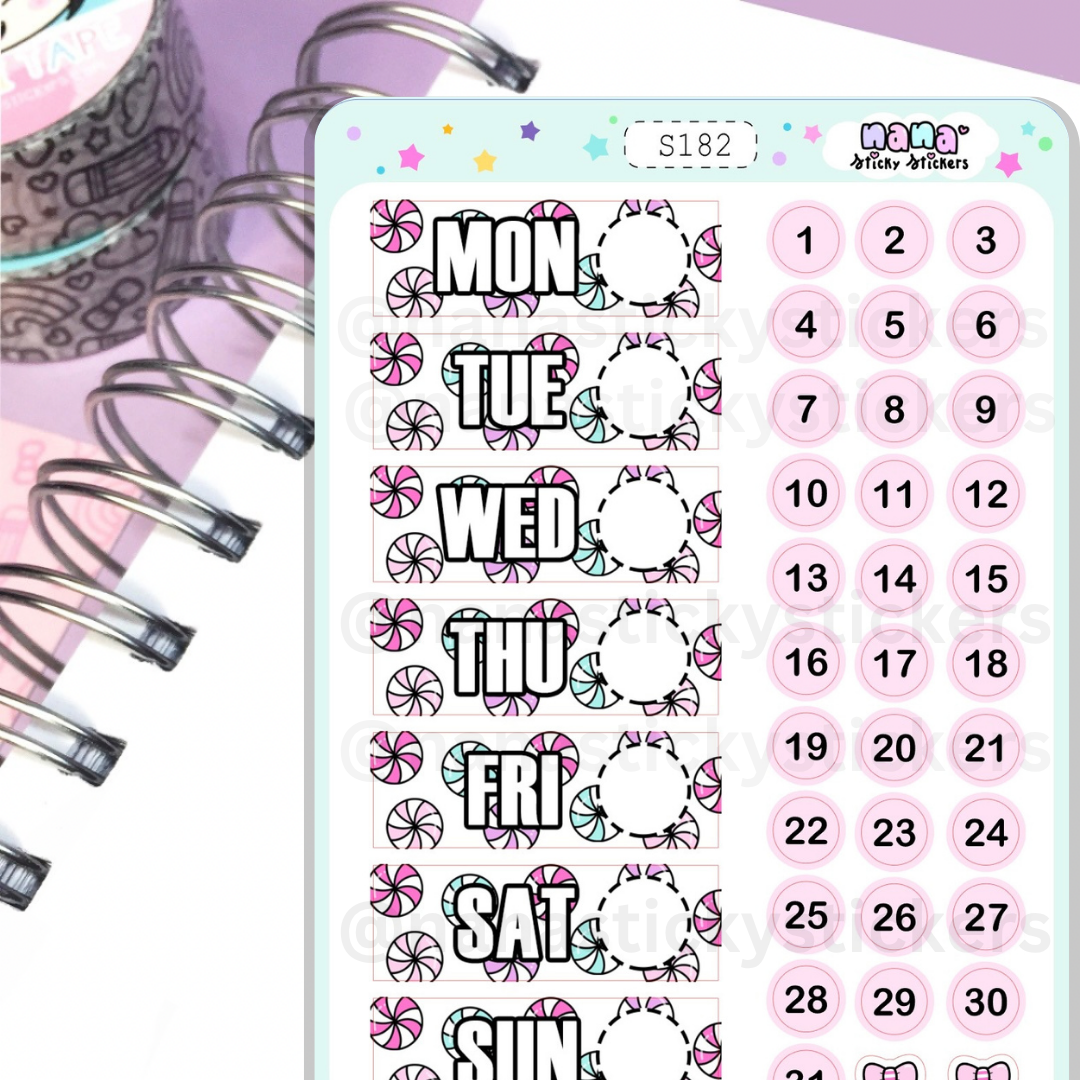 Peppermint Date Covers/S182