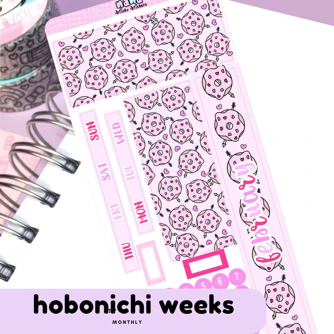 Donut Valentine Hobonichi Weeks Monthly/S709
